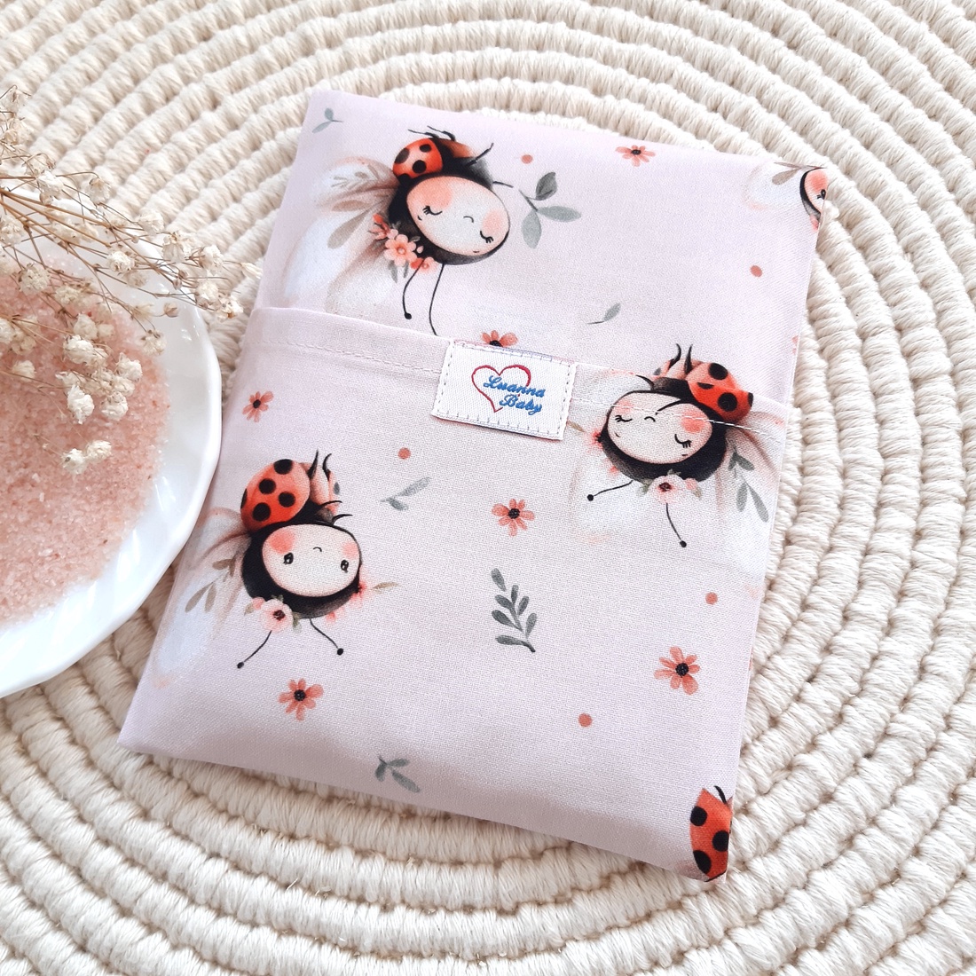 Pernă de sare pentru copii, ladybug, LuannaBaby - baie și frumusețe - pernă de sare - Artynos.ro