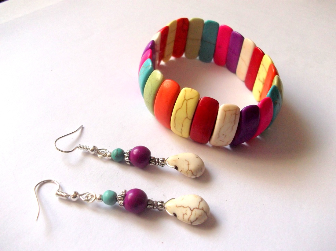 set cu howlite colorate 44266 - bijuterii - seturi de bijuterii - Artynos.ro set cu howlite colorate 44266 - bijuterii - seturi de bijuterii - Artynos.ro