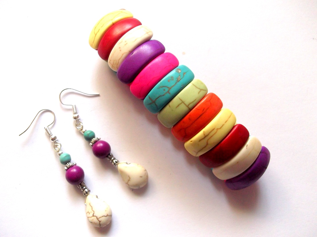 set cu howlite colorate 44266 - bijuterii - seturi de bijuterii - Artynos.ro set cu howlite colorate 44266 - bijuterii - seturi de bijuterii - Artynos.ro