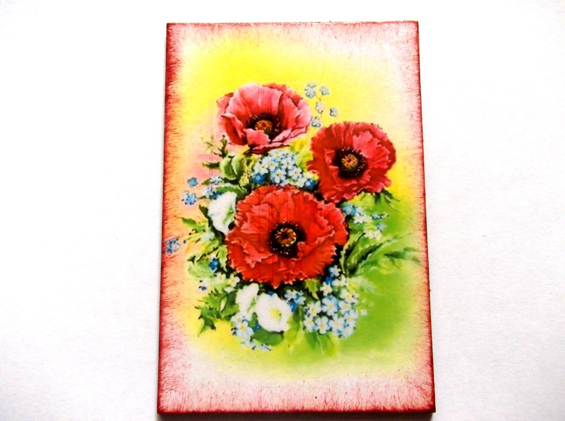 Magnet frigider cu maci 41257 - casă & stil de viață - accesorii pentru echipamente de bucătărie - decorații de bucătărie - magneți de frigider - Artynos.ro