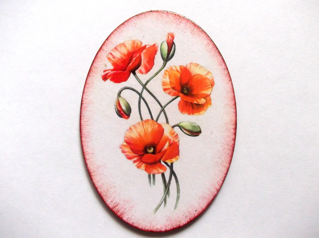 Magnet frigider cu maci 41260 - casă & stil de viață - accesorii pentru echipamente de bucătărie - decorații de bucătărie - magneți de frigider - Artynos.ro