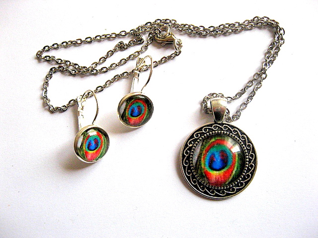 set pana paun 29601 - bijuterii - seturi de bijuterii - Artynos.ro set pana paun 29601 - bijuterii - seturi de bijuterii - Artynos.ro