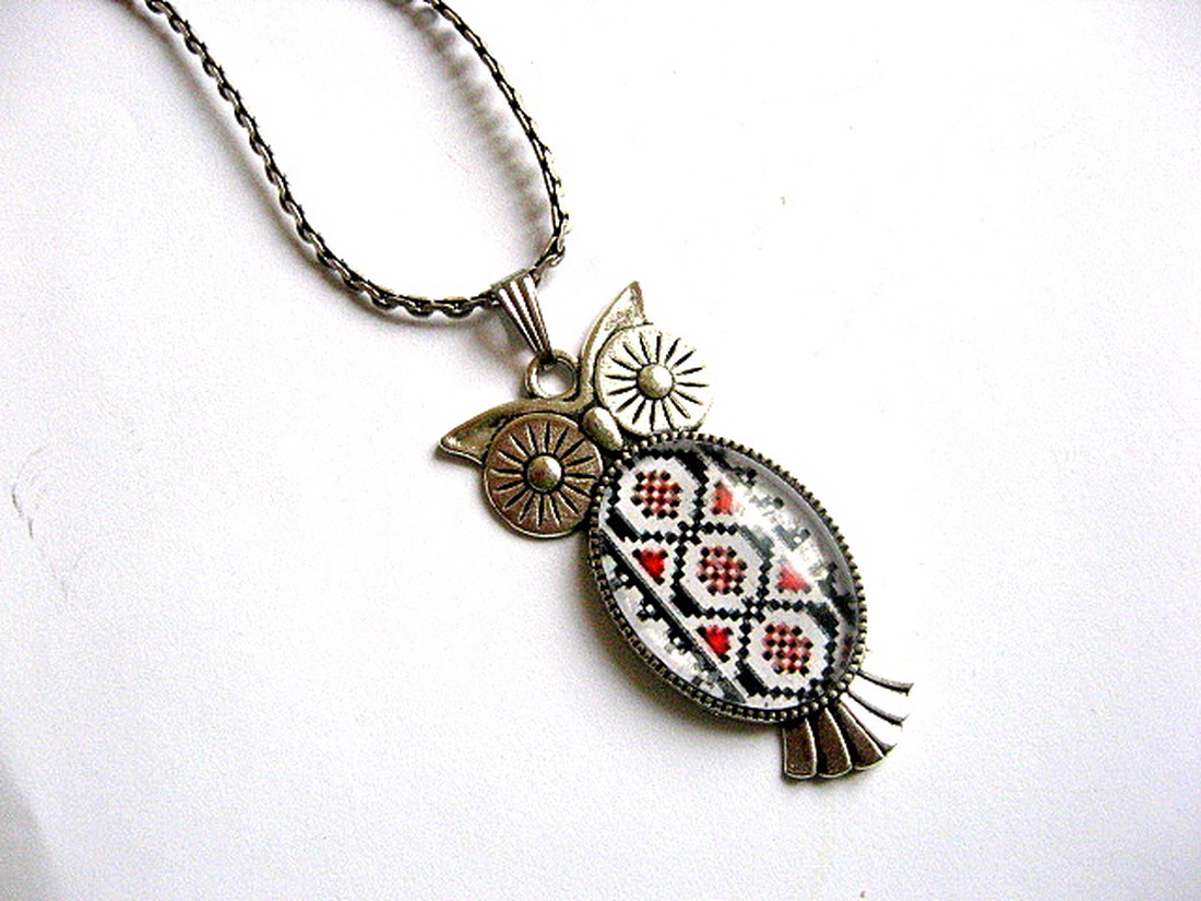 colier bufnita 29375 - bijuterii - coliere - coliere cu pandantive - Artynos.ro