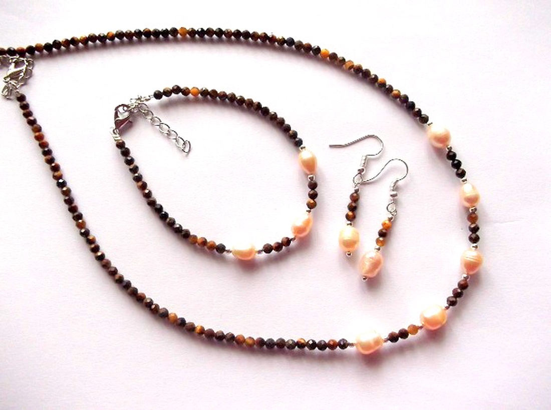set cu ochi de tigru si perle de cultura 48290 - bijuterii - seturi de bijuterii - Artynos.ro set cu ochi de tigru si perle de cultura 48290 - bijuterii - seturi de bijuterii - Artynos.ro