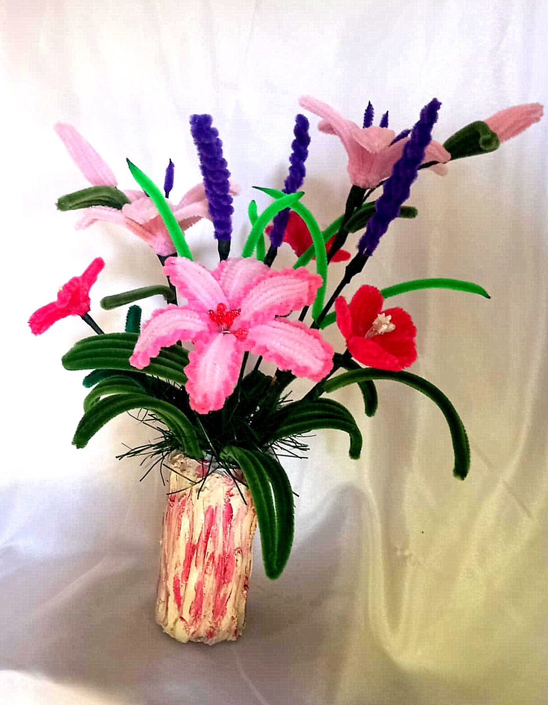 aranjament floral cu flori 48524 - casă & stil de viață - accesorii pentru decorat casa - suport de flori - buchete de flori - Artynos.ro