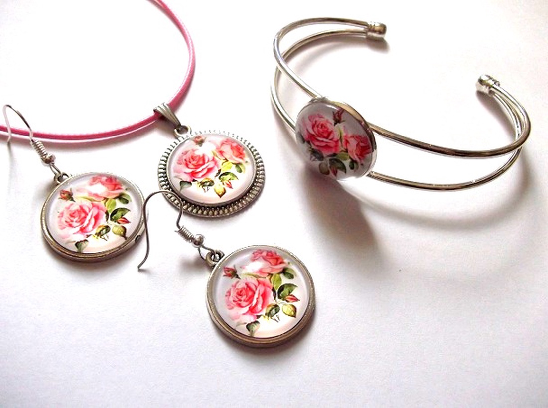 set cu sticla 48806 - bijuterii - seturi de bijuterii - Artynos.ro