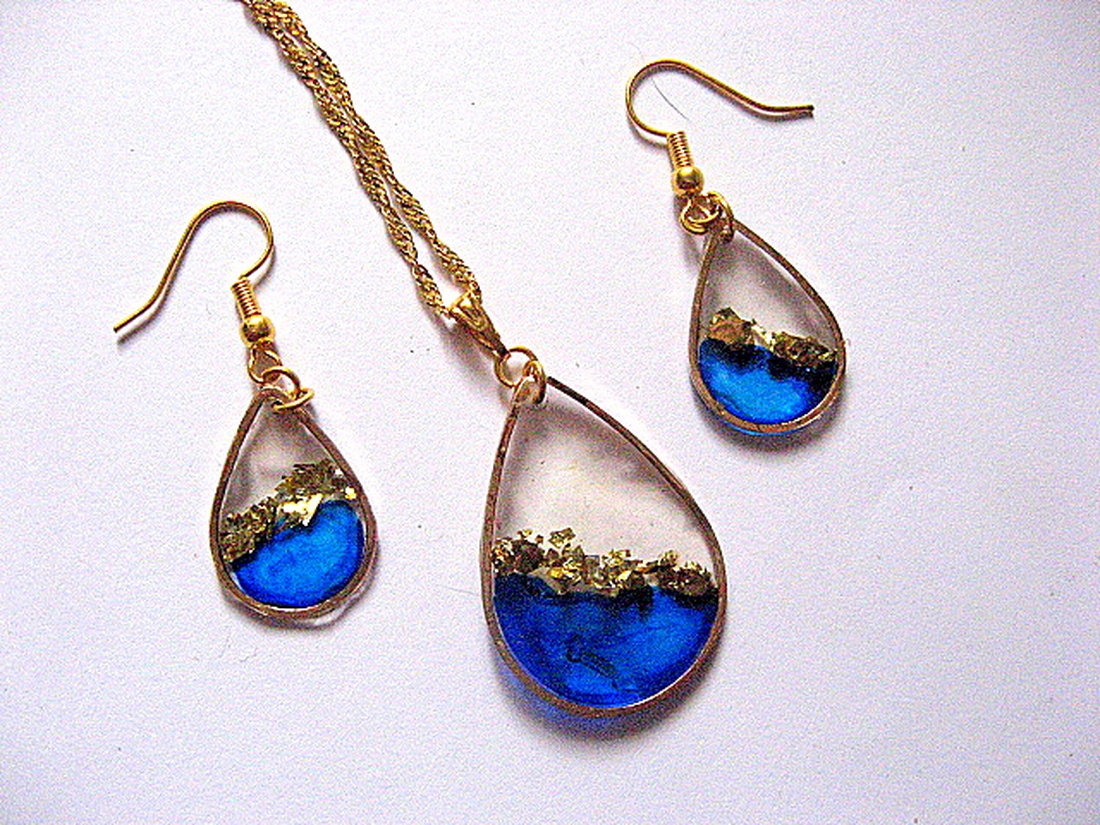 Set bijuterii cu rasina 50588 - bijuterii - seturi de bijuterii - Artynos.ro