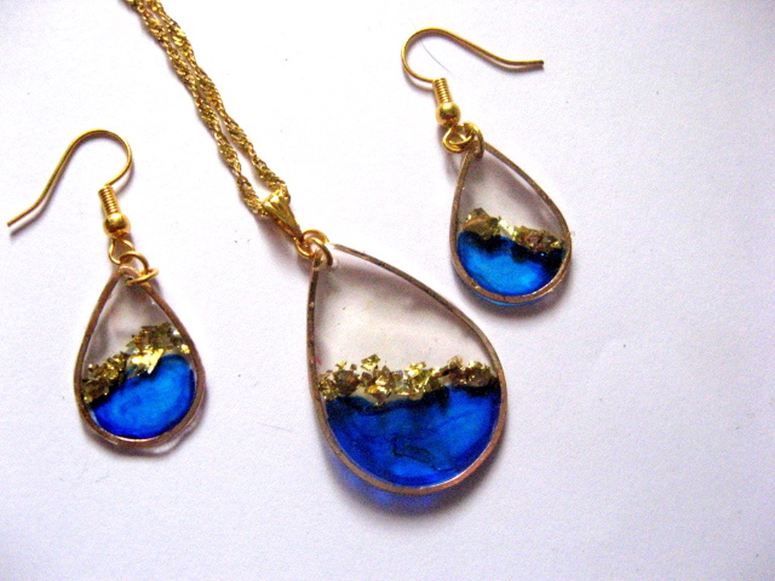 Set bijuterii cu rasina 50588 - bijuterii - seturi de bijuterii - Artynos.ro