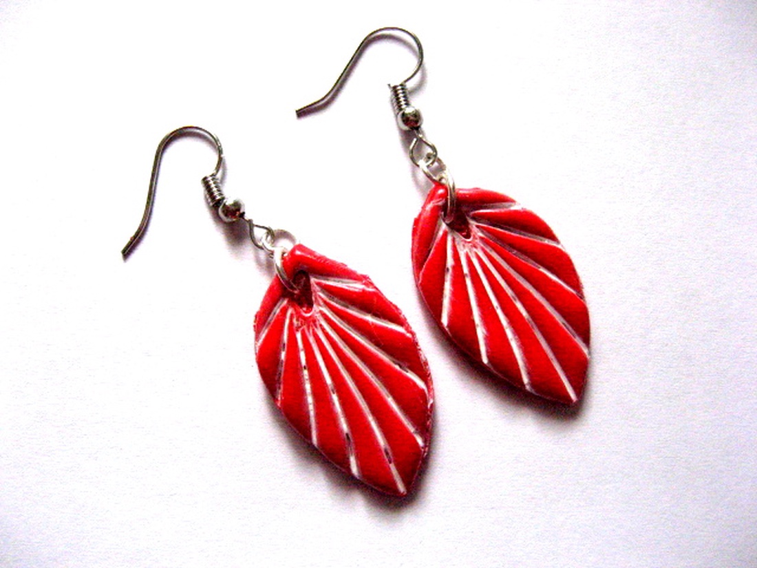 cercei fimo 50598 - bijuterii - cercei - cercei hoops - Artynos.ro