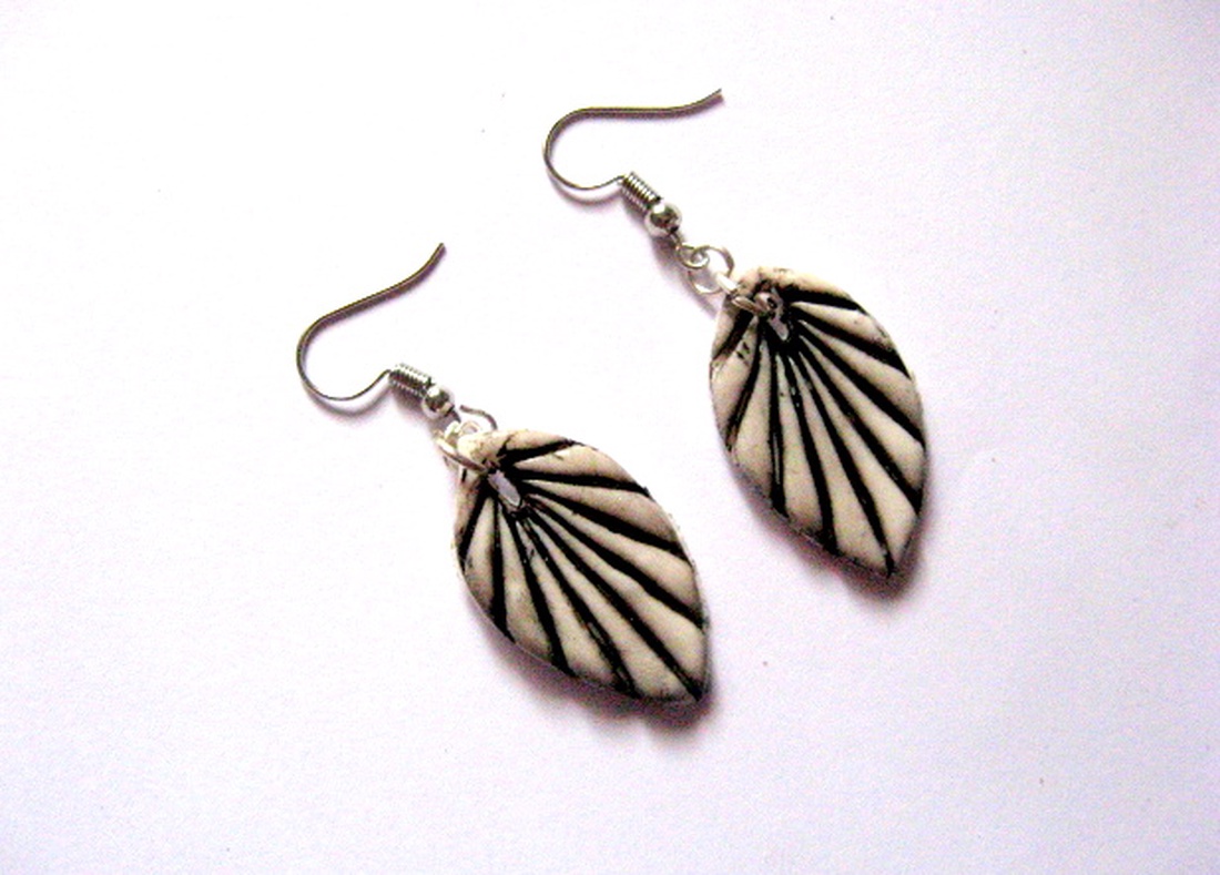 cercei fimo 50600 - bijuterii - cercei - cercei hoops - Artynos.ro