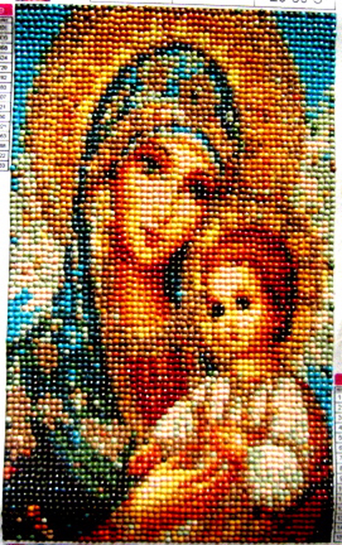 goblen cu diamante cu MAICA DOMNULUI 50530 - arte vizuale și accesorii  - imagini cu broderii - tablou textil din fetru - Artynos.ro