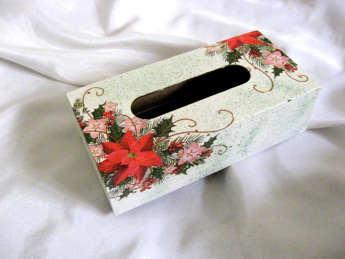 Cutie pt servetele de craciun 50639 - casă & stil de viață - accesorii pentru echipamente de bucătărie - accesorii de servire - inele șervețele masă, suport șervețel - Artynos.ro