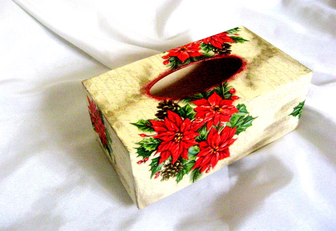 Cutie pt servetele de craciun 50632 - casă & stil de viață - accesorii pentru echipamente de bucătărie - accesorii de servire - inele șervețele masă, suport șervețel - Artynos.ro