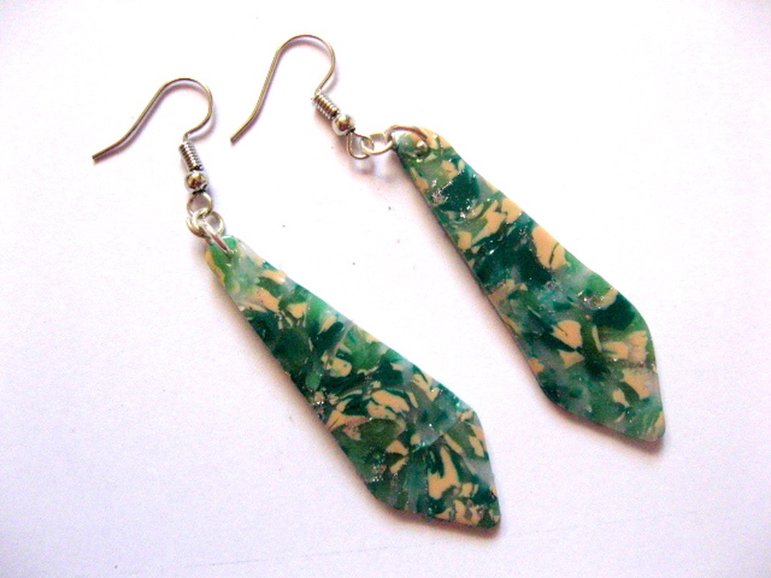 cercei fimo 50616 - bijuterii - cercei - cercei lungi - Artynos.ro