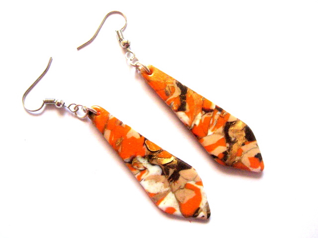 cercei fimo 50622 - bijuterii - cercei - cercei lungi - Artynos.ro