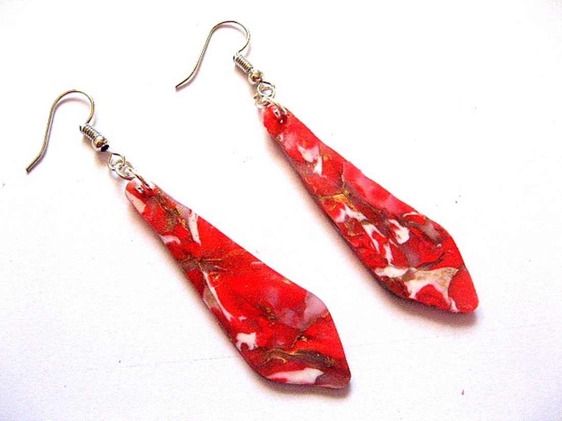 cercei fimo 50618 - bijuterii - cercei - cercei lungi - Artynos.ro