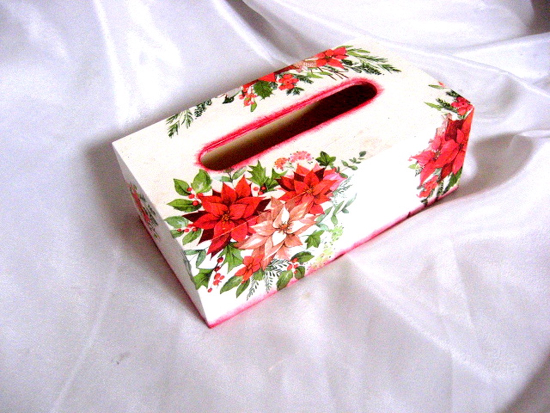 Cutie pt servetele de craciun 50694 - crăciun - decorațiuni de crăciun de casă - decor pentru masă de crăciun - Artynos.ro