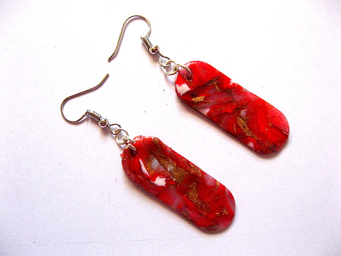 cercei fimo 50617 - bijuterii - cercei - cercei lungi - Artynos.ro