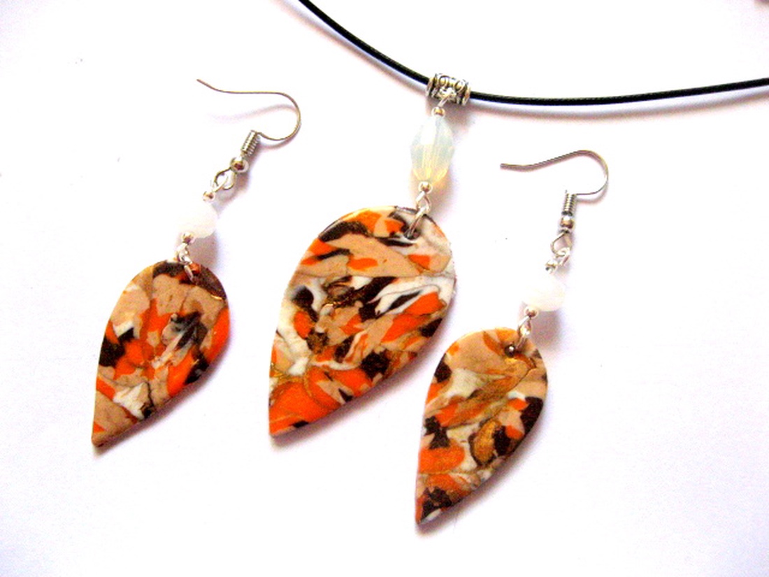 set bijuterii cu fimo 50626 - bijuterii - seturi de bijuterii - Artynos.ro