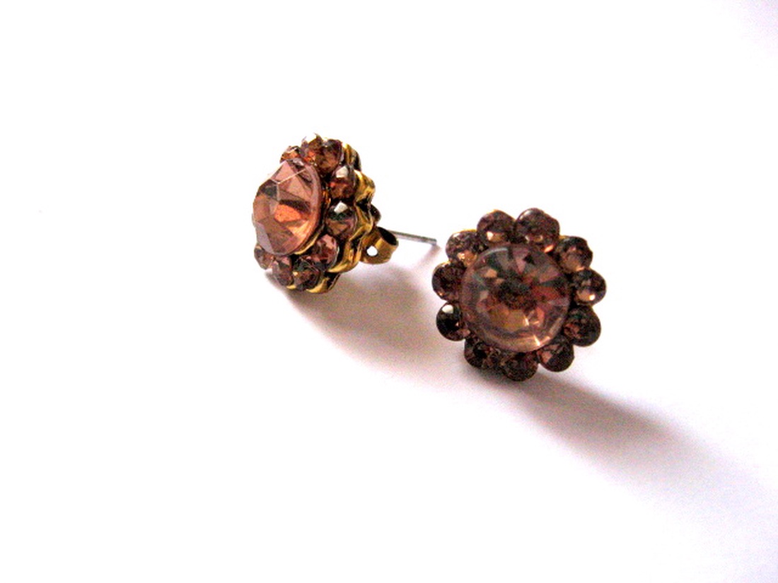 cercei cristale 50928 - bijuterii - cercei - cercei din sticlă - Artynos.ro