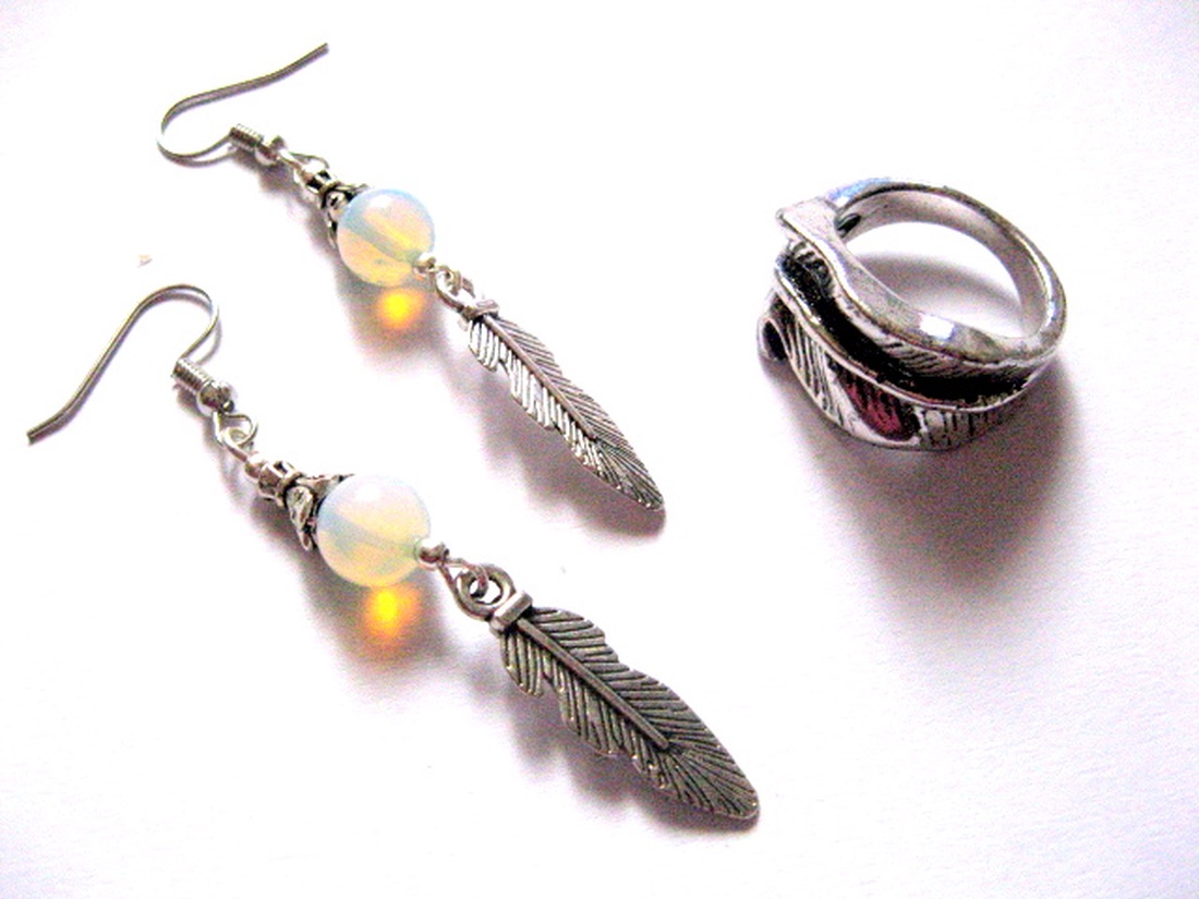 set bijuterii ,cu opalit 50823 - bijuterii - seturi de bijuterii - Artynos.ro