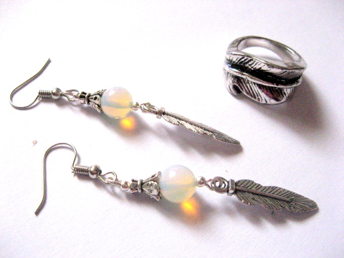 set bijuterii ,cu opalit 50823 - bijuterii - seturi de bijuterii - Artynos.ro