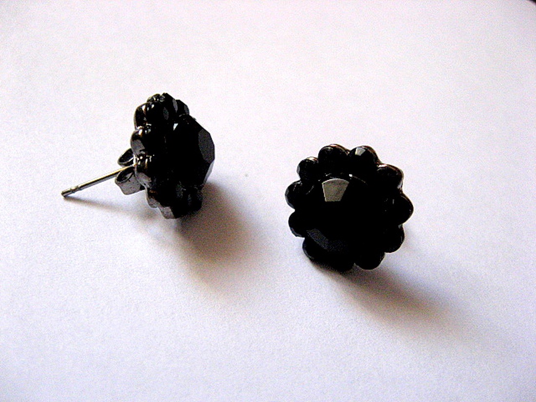 cercei cristale 50932 - bijuterii - cercei - cercei din sticlă - Artynos.ro