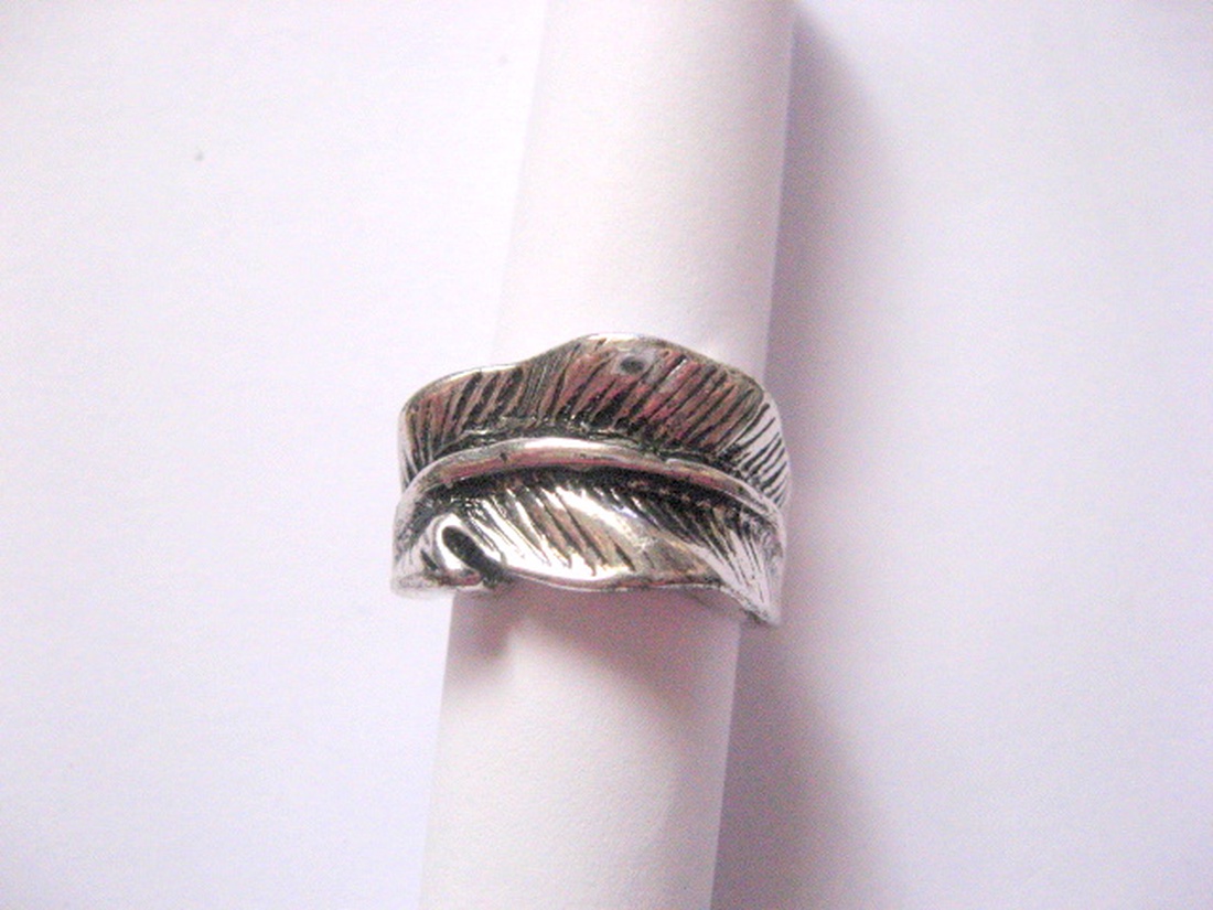 inel frunza 50895 - bijuterii - inele - inele statement - Artynos.ro