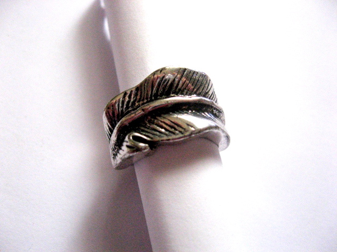 inel frunza 50895 - bijuterii - inele - inele statement - Artynos.ro