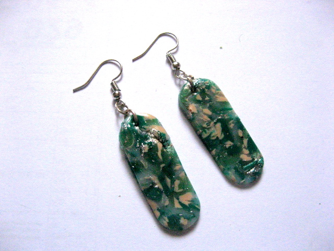 cercei fimo 50963 - bijuterii - cercei - cercei hoops - Artynos.ro