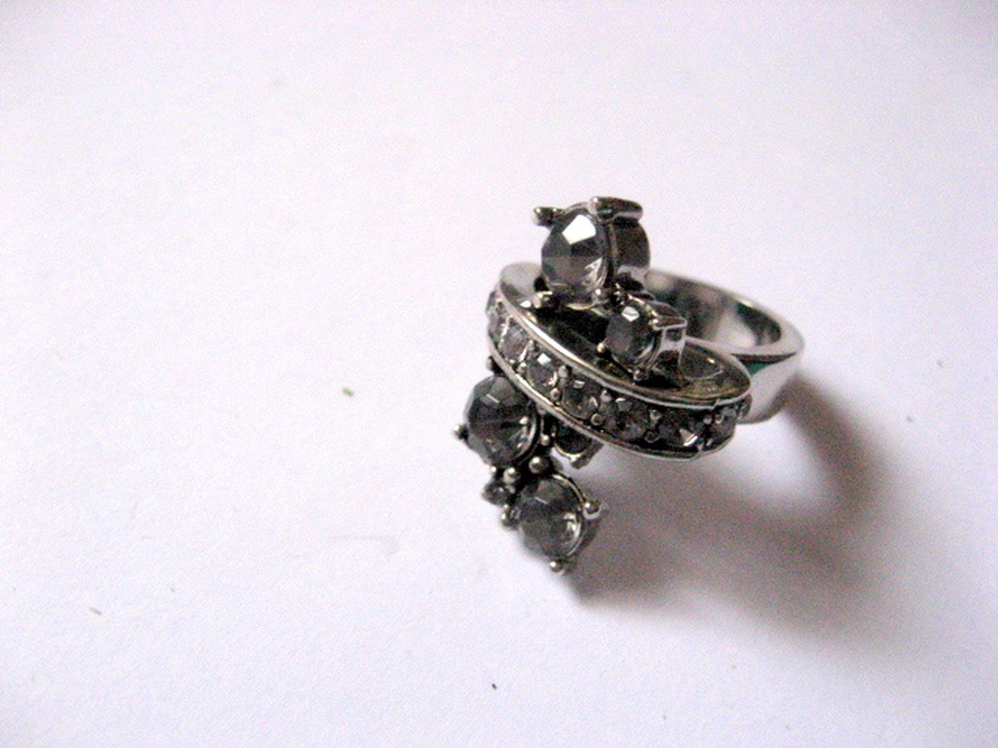 inel cu strasuri 50959 - bijuterii - inele - inele statement - Artynos.ro