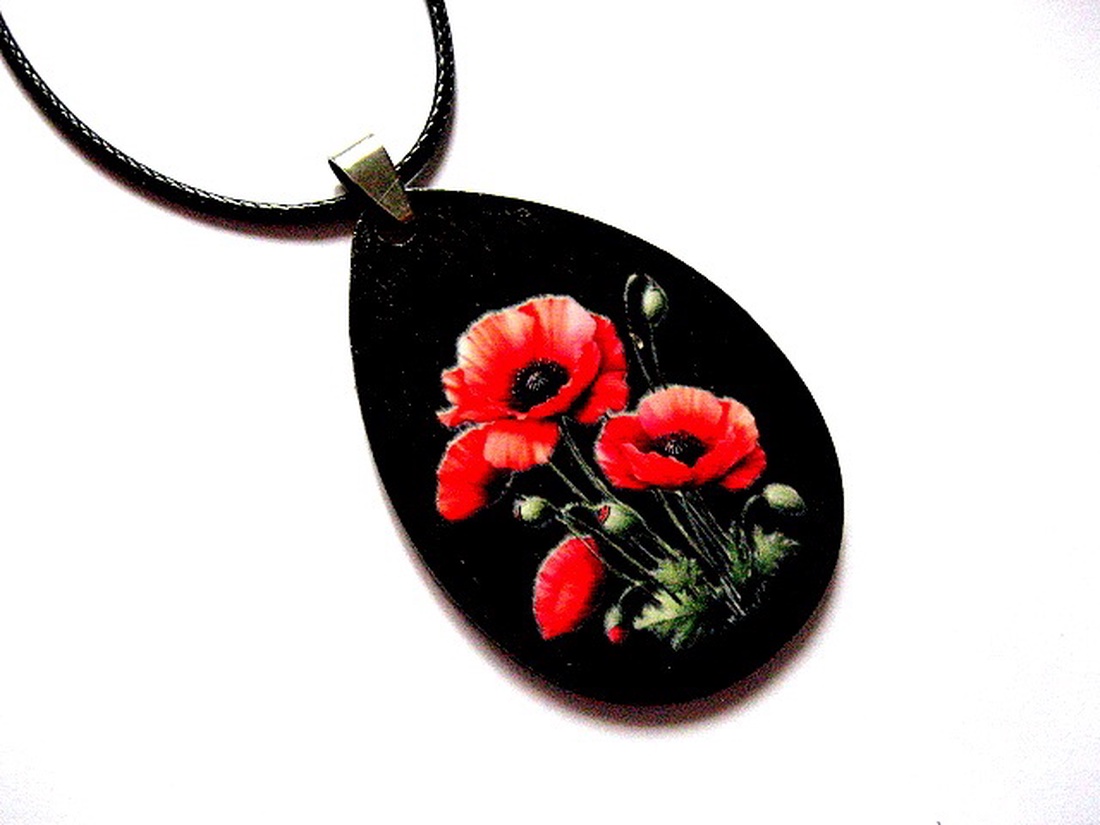 colier lemn 51117 - bijuterii - coliere - coliere cu pandative - Artynos.ro