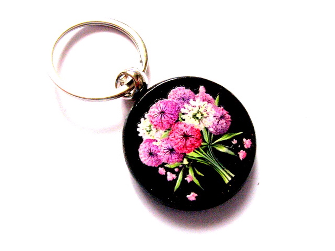 breloc cu flori 51214 - genți și portofele - accesorii genți - breloc - Artynos.ro