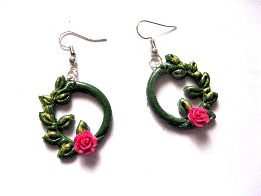 cercei fimo 51238 - bijuterii - cercei - cercei lungi - Artynos.ro