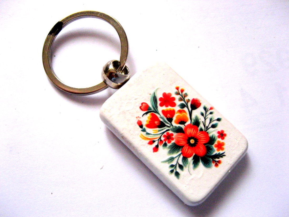 breloc cu flori 51193 - genți și portofele - accesorii genți - breloc - Artynos.ro