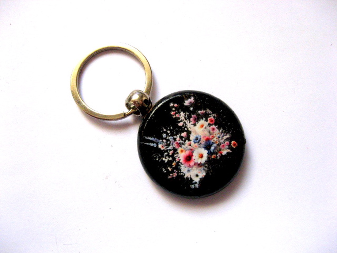 breloc cu flori 51257 - genți și portofele - accesorii genți - breloc - Artynos.ro