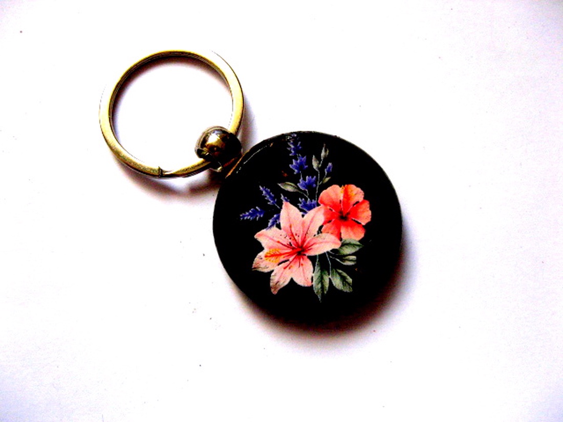 breloc cu flori 51258 - genți și portofele - accesorii genți - breloc - Artynos.ro