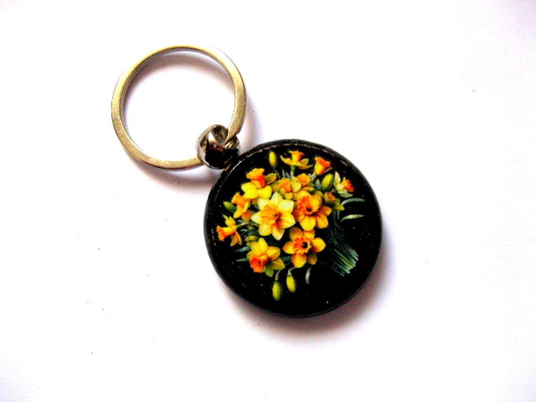 breloc cu narcise 51259 - genți și portofele - accesorii genți - breloc - Artynos.ro