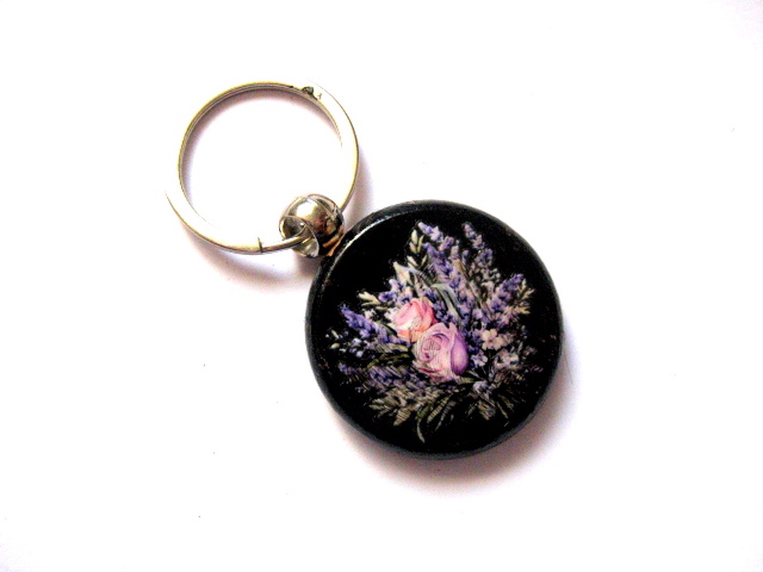 breloc cu flori 51261 - genți și portofele - accesorii genți - breloc - Artynos.ro