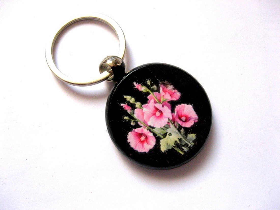 breloc cu flori 51264 - genți și portofele - accesorii genți - breloc - Artynos.ro