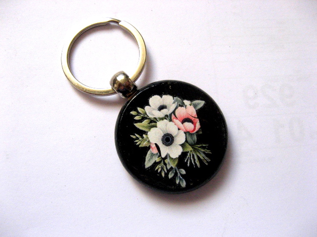 breloc cu flori 51266 - genți și portofele - accesorii genți - breloc - Artynos.ro