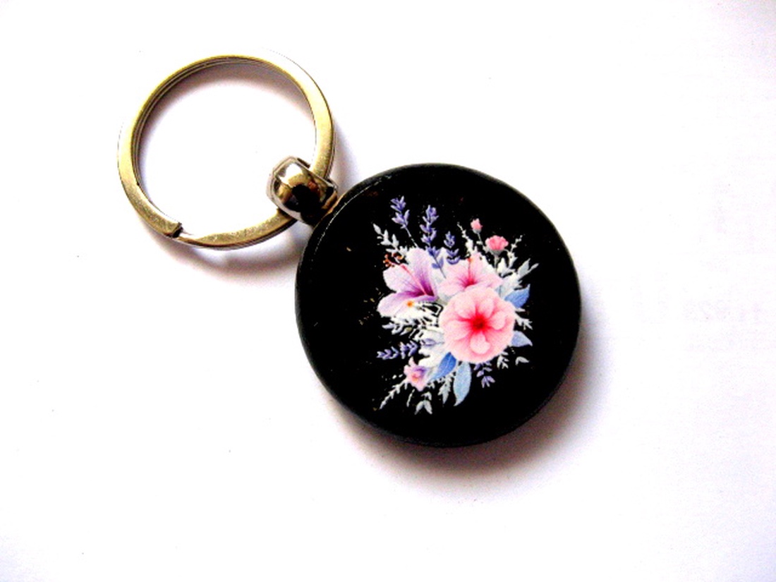 breloc cu flori 51267 - genți și portofele - accesorii genți - breloc - Artynos.ro