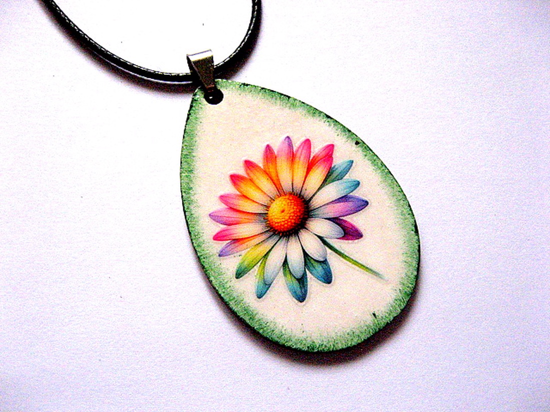 colier lemn 51110 - bijuterii - coliere - coliere cu pandative - Artynos.ro