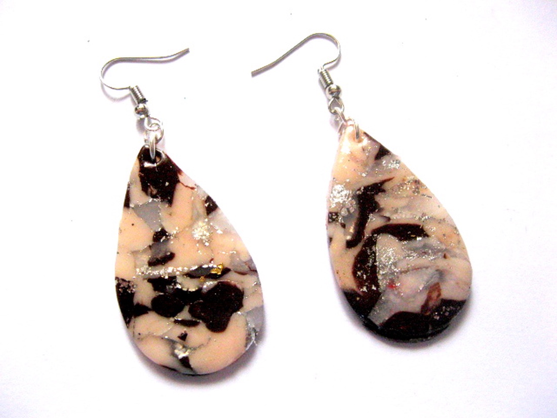 cercei fimo 51178 - bijuterii - cercei - cercei lungi - Artynos.ro