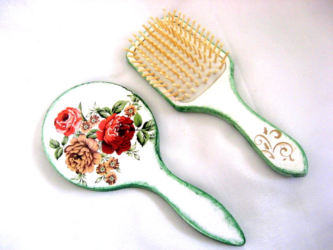 set perie de par si oglinda 51328 - casă & stil de viață - decorațiuni de casă - oglinzi - Artynos.ro