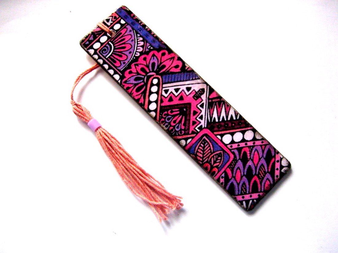 semn de carte cu joc de culori 51584 - cărți și creații cu tematică muzicală, cadouri - semn de carte - Artynos.ro