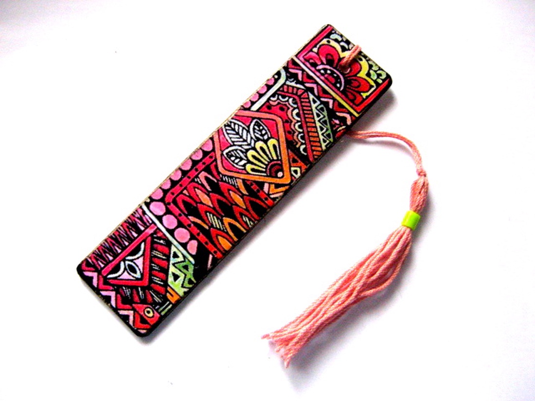 semn de carte cu joc de culori 51585 - cărți și creații cu tematică muzicală, cadouri - semn de carte - Artynos.ro