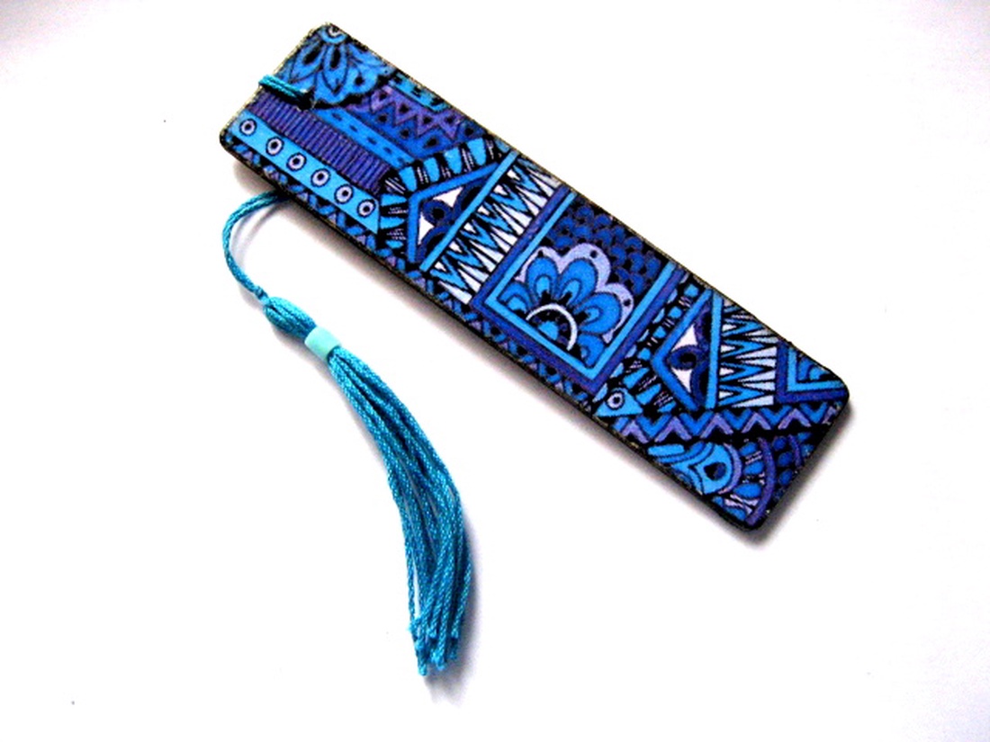 semn de carte cu joc de culori 51588 - cărți și creații cu tematică muzicală, cadouri - semn de carte - Artynos.ro