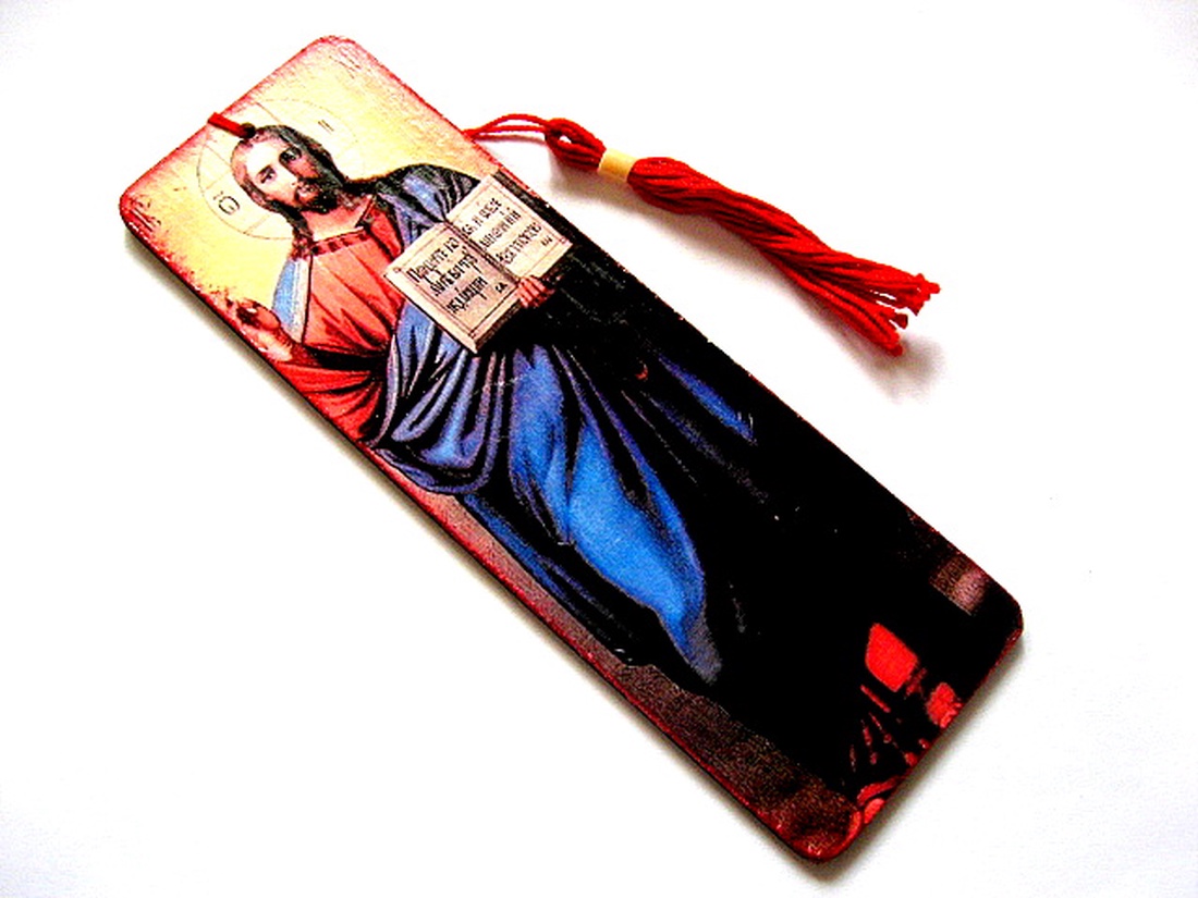 semn de carte cu IISUS 51850 - cărți și creații cu tematică muzicală, cadouri - semn de carte - Artynos.ro