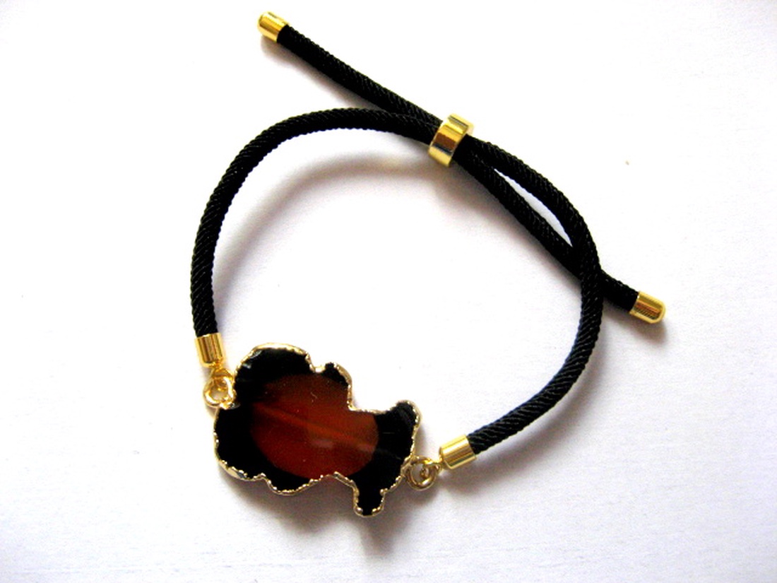 bratara cu agata 51934 - bijuterii - brățări - brățări din pietre semiprețioase - Artynos.ro